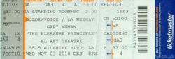 Los Angeles Ticket 2010